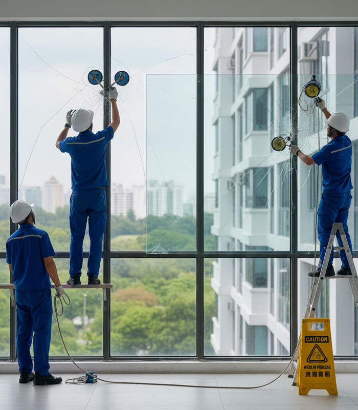office glass partition Singapore