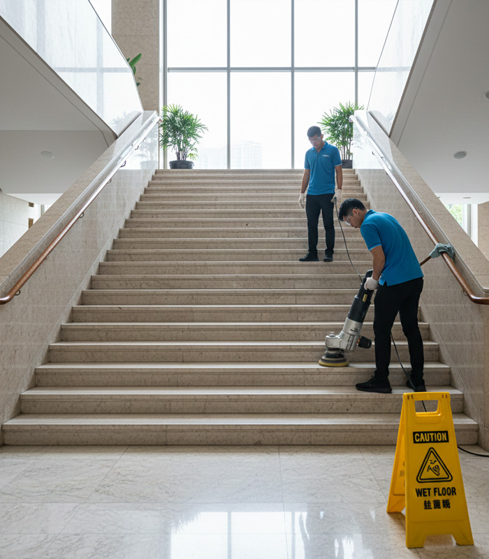 marble floor polishing Singapore