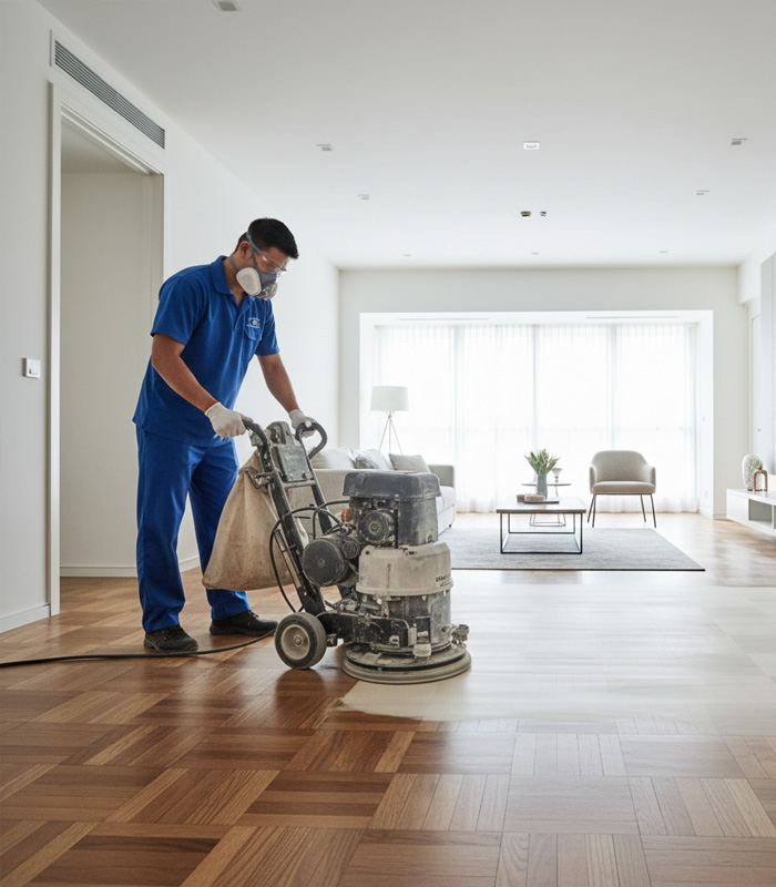 parquet floor refinishing Singapore