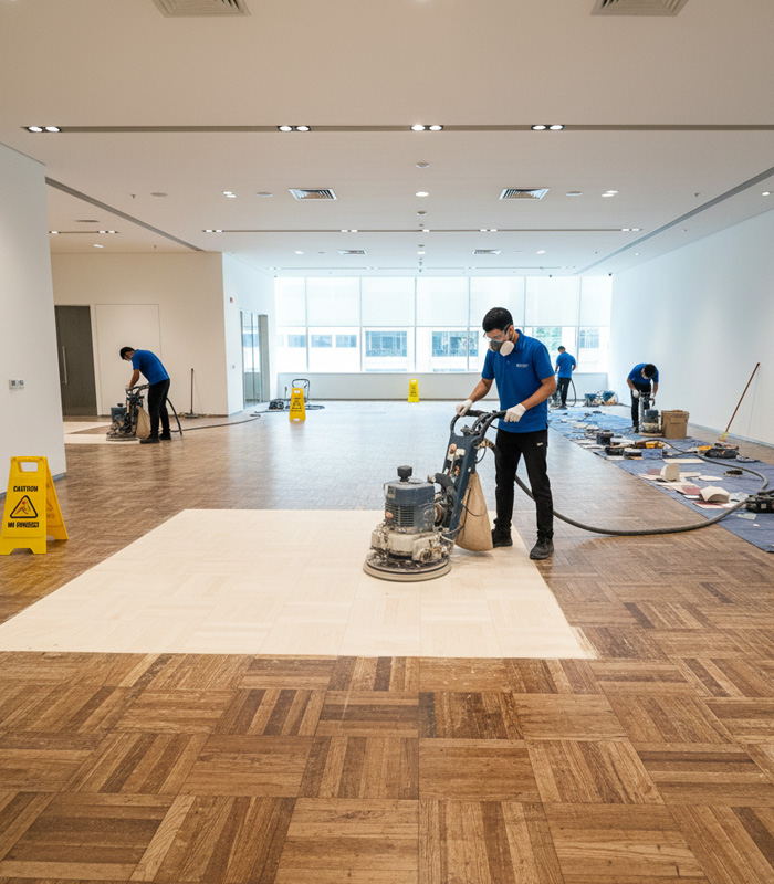 commercial parquet sanding Singapore
