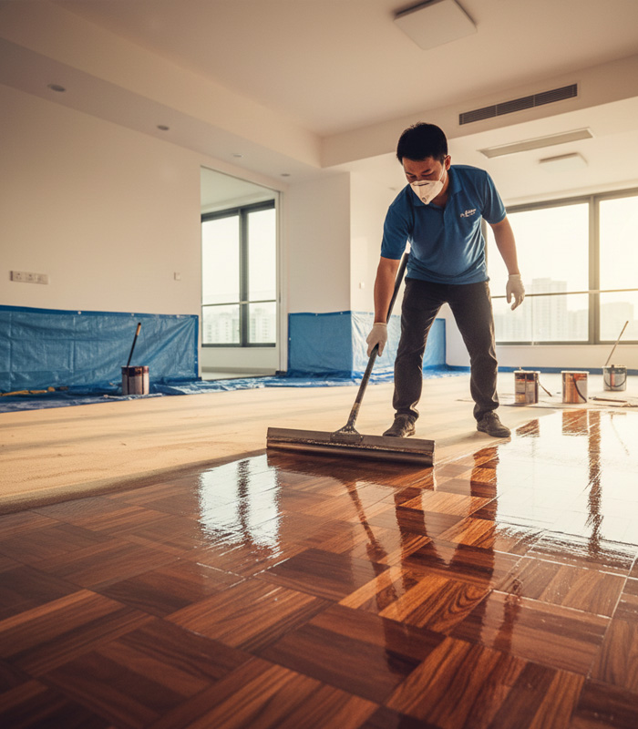 wooden floor sanding Singapore
