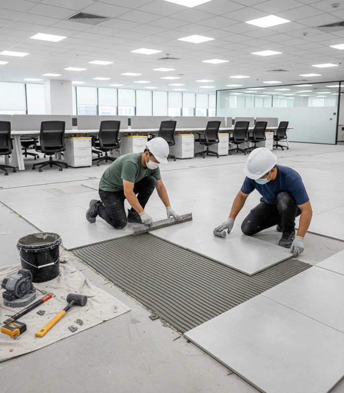 tiling works Singapore